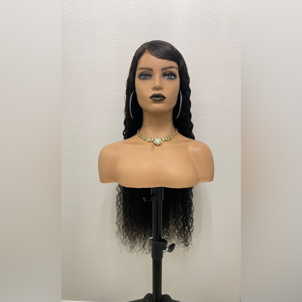 32” Top Quality 5x5 HD Lace, Raw Virgin Human Hair, 200% Density Wig, Size Small